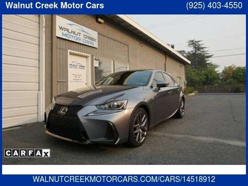 2017 Lexus IS 200T F SPORT Gray/Red Interior - - by for sale in Walnut Creek, CA