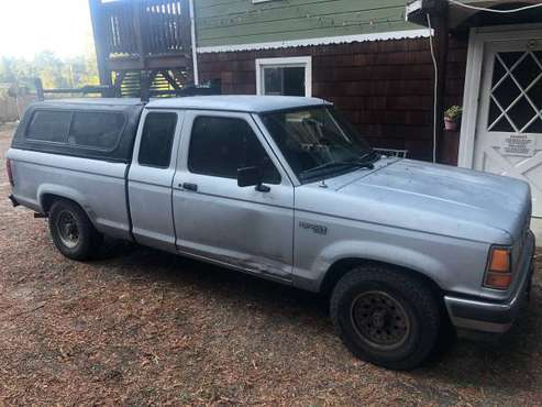 1991 Ford Ranger XLT V6 Manual with camper shell for sale in Los Angeles, CA