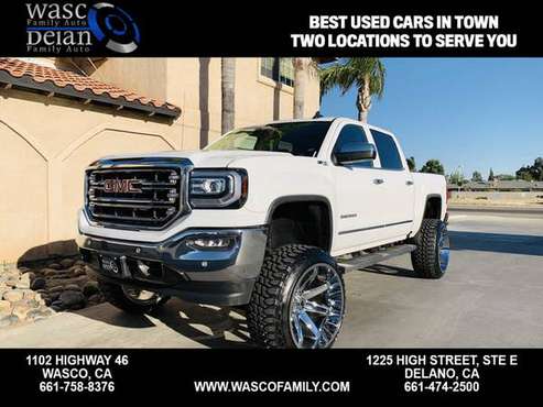 2017 GMC Sierra 1500 Crew Cab SLT Pickup 4D 5 3/4 ft - Guaranteed Cred for sale in Wasco, CA