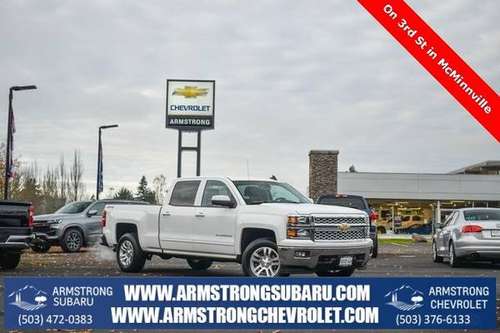 2015 Chevrolet Silverado 1500 4x4 4WD Chevy Truck LT Crew Cab - cars for sale in McMinnville, OR