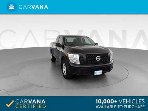 2017 Nissan Titan King Cab S Pickup 4D 6 1/2 ft pickup Black - FINANCE for sale in Indianapolis, IN