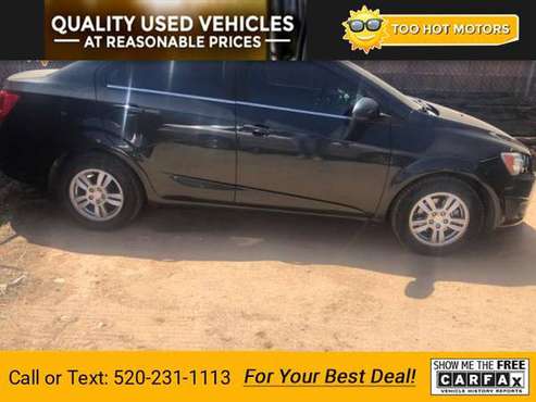 2014 Chevy Chevrolet Sonic LT sedan Ashen Gray Metallic - cars & for sale in Tucson, AZ