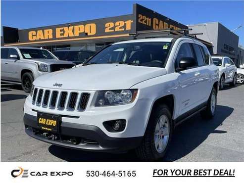 2016 Jeep Compass Sport SUV 4D suv Bright White Clearcoat - cars & for sale in Sacramento , CA