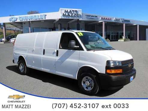 2019 Chevrolet Express 2500 van Work Van (Summit White) for sale in Lakeport, CA