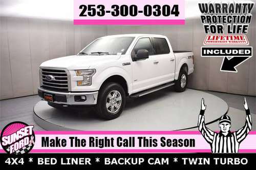 2016 Ford F-150 XLT 4WD SuperCrew 4X4 AWD PICKUP TRUCK *F150* for sale in Sumner, WA