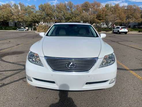2008 LEXUS LS 460 Pearl White - cars & trucks - by owner - vehicle... for sale in Kirtland AFB, NM