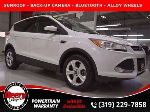 Used 2015 Ford Escape SE Oxford White - - by dealer for sale in Cedar Falls, IA