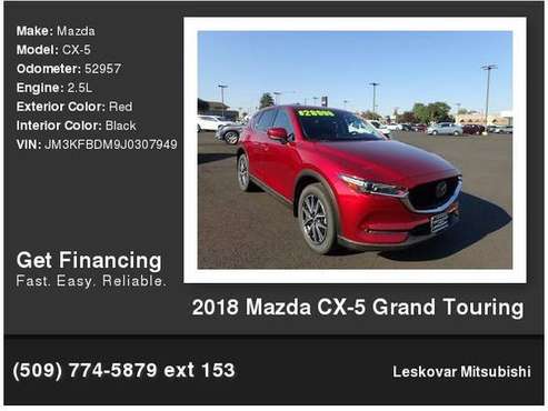 2018 Mazda CX-5 Grand Touring - - by dealer - vehicle for sale in Leskovar Mitsubishi, WA
