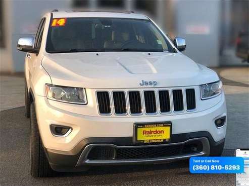 2014 Jeep Grand Cherokee Limited - - by dealer for sale in Bellingham, WA