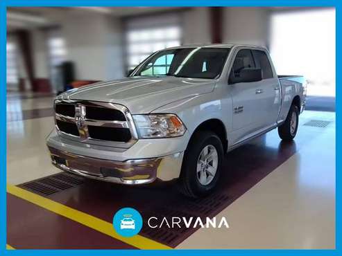 2018 Ram 1500 Quad Cab Harvest Pickup 4D 6 1/3 ft pickup Silver for sale in Yuba City, CA
