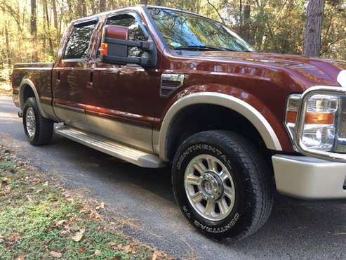 2008 F250 KING RANCH 4X4 DIESEL ONLY 45,000 MILES - cars & trucks -... for sale in Montgomery, TX