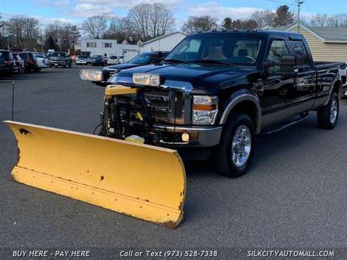 2010 Ford F-350 F350 F 350 SD LARIAT 4x4 Crew Cab w/ Fisher SNOW... for sale in Paterson, PA