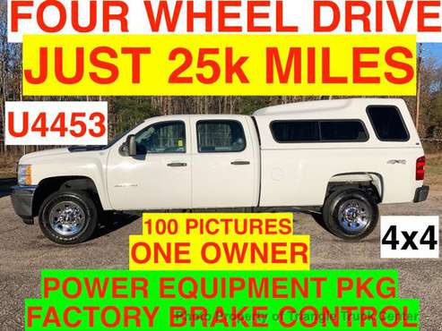 *Chevrolet* *3500HD 4X4 CREW CAB JUST 25k MILES SRW ONE TON - cars &... for sale in FRANKLINTON, NH
