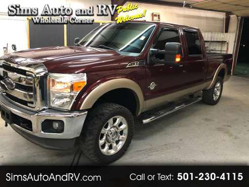 2012 Ford F-250 SD Lariat Crew Cab 4WD SWB 6.7 Powerstroke diesel F25 for sale in Searcy, AR