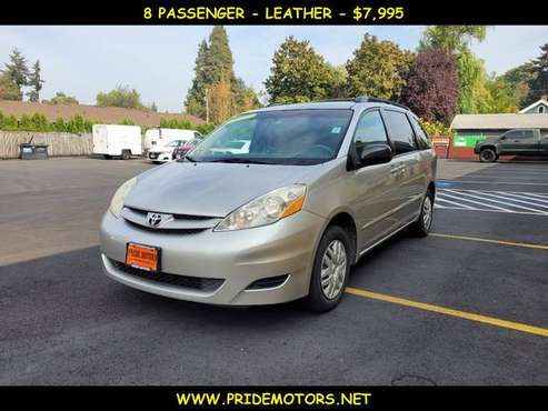 2008 TOYOTA SIENNA LE/8 PASSENGER/LEATHER - - by for sale in Eugene, OR
