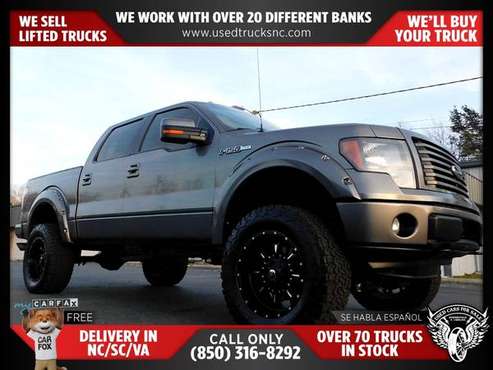 307/mo - 2012 Ford F-150 FX4 4x4SuperCrew Styleside 5 5 ft SB FOR for sale in KERNERSVILLE, NC
