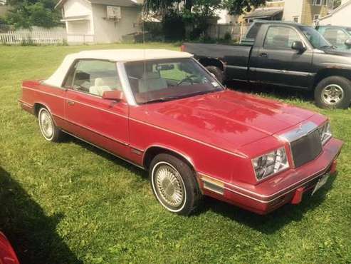 1984 Chrysler Convertible for sale in utica, NY