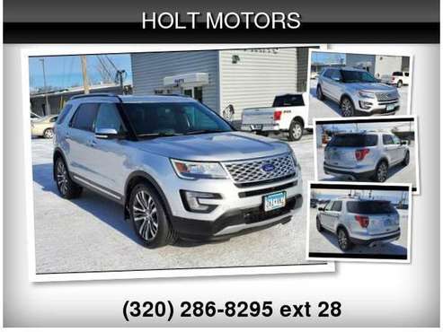 2017 Ford Explorer Platinum - - by dealer - vehicle for sale in Cokato, MN