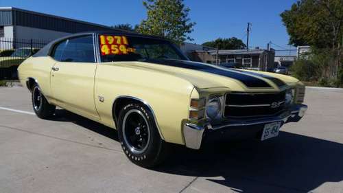 1971 CHEVELLE SS 454 - - by dealer - vehicle for sale in Plano, TX