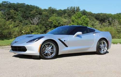 2016 Corvette coupe, Blade Silver, Z51, auto, only 13K miles! for sale in Janesville, IL