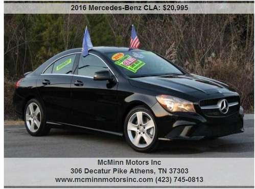 2016 Mercedes-Benz CLA 250 4-Matic - 1 Owner! NAV! Panoramic for sale in Athens, TN