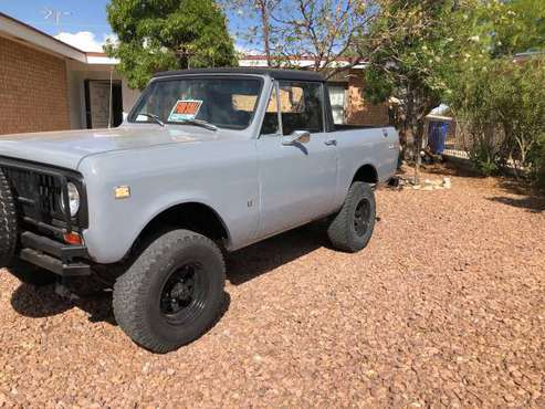 1974 Scout 4x4 1/2 top - cars & trucks - by owner - vehicle... for sale in El Paso, AZ