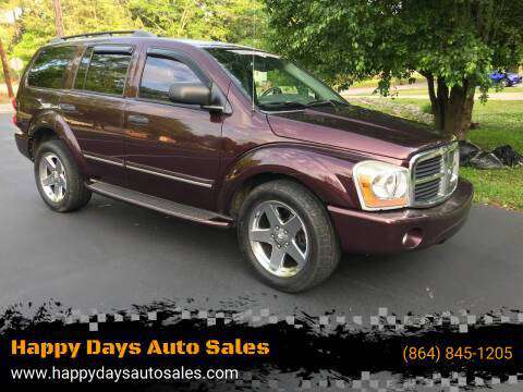 2005 Dodge Durango Limited SUV 5 7L V8 Auto 3rd Row Navigation DVD 1 for sale in Piedmont, SC