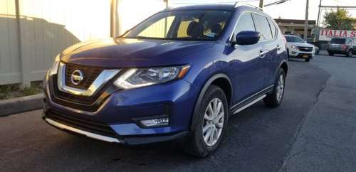 2017 NISSAN ROGUE BLUE WITH BLACK INTERIOR 49K MILES for sale in Island Park, NY