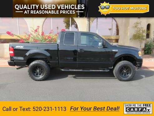 2005 Ford F150 STX pickup Black - cars & trucks - by dealer -... for sale in Tucson, AZ