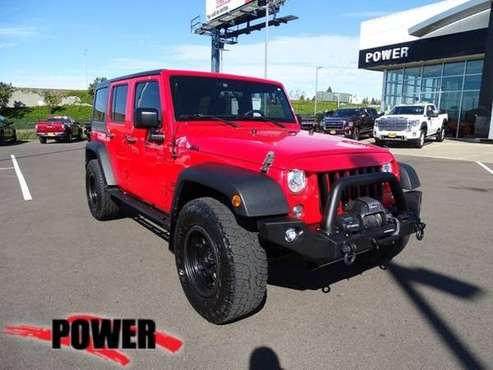 2017 Jeep Wrangler Unlimited 4x4 4WD SUV Sport Convertible - cars & for sale in Salem, OR