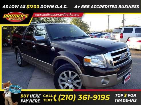 2014 Ford EXPEDITION EL KR - - by dealer - vehicle for sale in San Antonio, TX