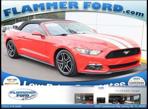 2015 Ford Mustang 2dr Conv EcoBoost Premium - - by for sale in Spring Hill, FL
