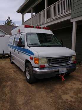 2005 Ford E350 Ambulance Extended 10 Van Diesel for sale in Descanso, CA