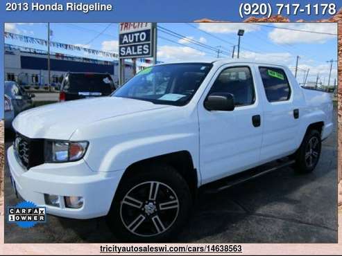 2013 HONDA RIDGELINE SPORT 4X4 4DR CREW CAB Family owned since 1971 for sale in MENASHA, WI