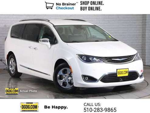 2018 Chrysler Pacifica Hybrid Limited van Bright White Clearcoat for sale in Newark, CA