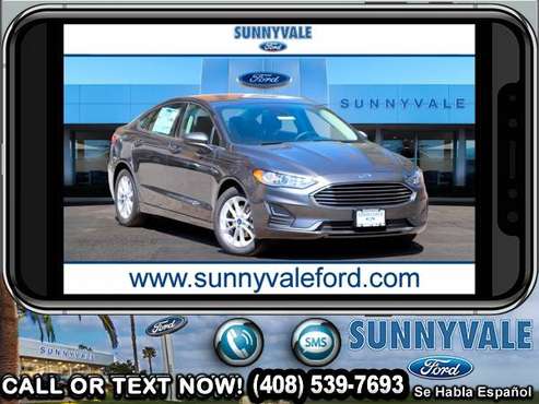 2019 Ford Fusion Se - cars & trucks - by dealer - vehicle automotive... for sale in Sunnyvale, CA