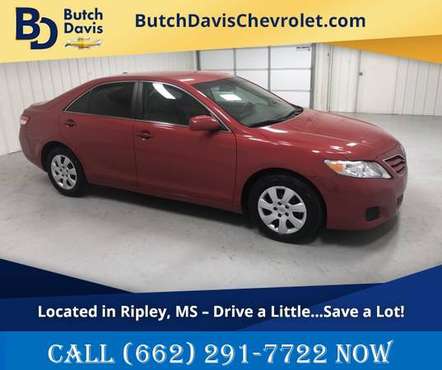 Red 2010 Toyota Camry LE Fuel Efficient 4D Sedan w LOW MILES On Sale for sale in Ripley, MS