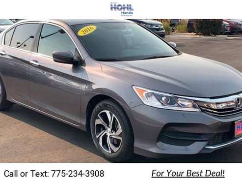 2016 Honda Accord Sedan LX sedan - cars & trucks - by dealer -... for sale in Carson City, NV