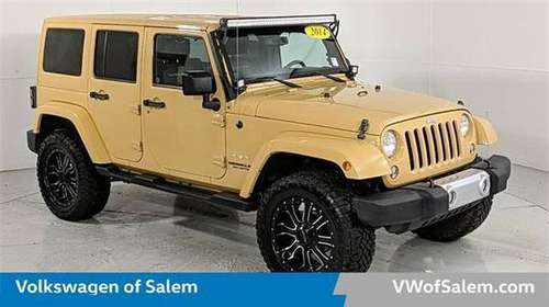 2014 Jeep Wrangler Unlimited 4x4 4WD 4dr Sahara SUV - cars & trucks... for sale in Salem, OR