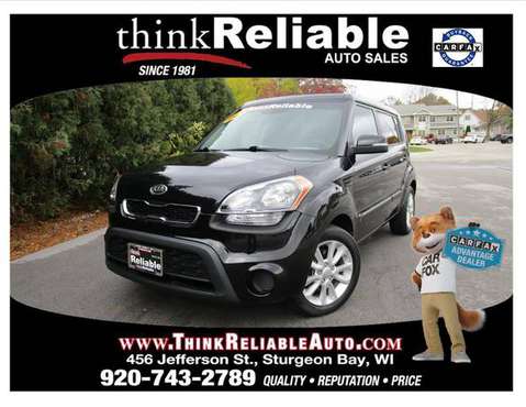 2012 KIA SOUL PLUS CLEAN CARFAX LOCAL TRADE IN HERE ONLY 28K MI! for sale in STURGEON BAY, WI