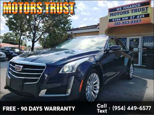 2016 Cadillac CTS Sedan 4dr Sdn 2.0L Turbo Luxury Collection AWD BAD... for sale in Miami, FL