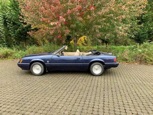 1987 Ford Mustang Eddie Bauer Convertible with low miles for sale in Tacoma, WA