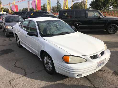 $1,995.OUT-THE-DOOR!!!! 2004 PONTIAC GRAND AM 4DR, WHITE, V-6. for sale in Modesto, CA