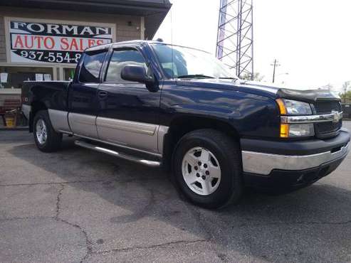 05 CHEVY SILVERADO LT EX CAB Z71 (NO RUST) 1 OWNER 125KMILES - cars for sale in Franklin, OH