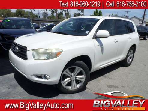 2008 Toyota Highlander Sport 2WD for sale in SUN VALLEY, CA