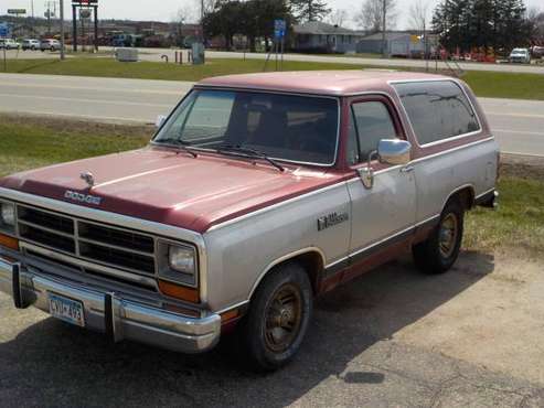 1989 Dodge Ramcharger 2 Wheel drive for sale in New London, MN