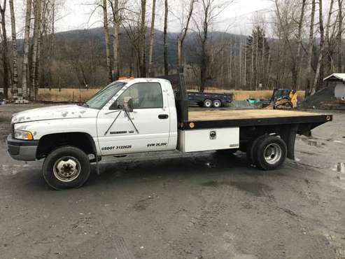 1996 Dodge 3500 Flatbed - cars & trucks - by owner - vehicle... for sale in Clearlake, WA