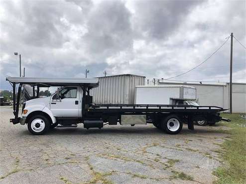 2007 FORD F750 3 CAR TOWING TRUCK for sale in 48089, MI