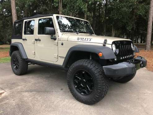 2017 Jeep Wrangler Unlimited Willys Edition for sale in FOLEY, FL