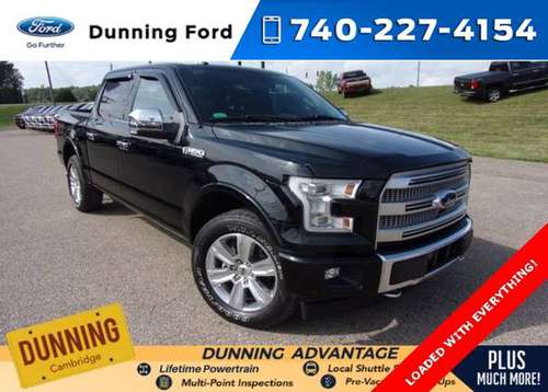 2017 Ford F 150 4WD 4D SuperCrew / Truck Platinum - cars & trucks -... for sale in Cambridge, OH